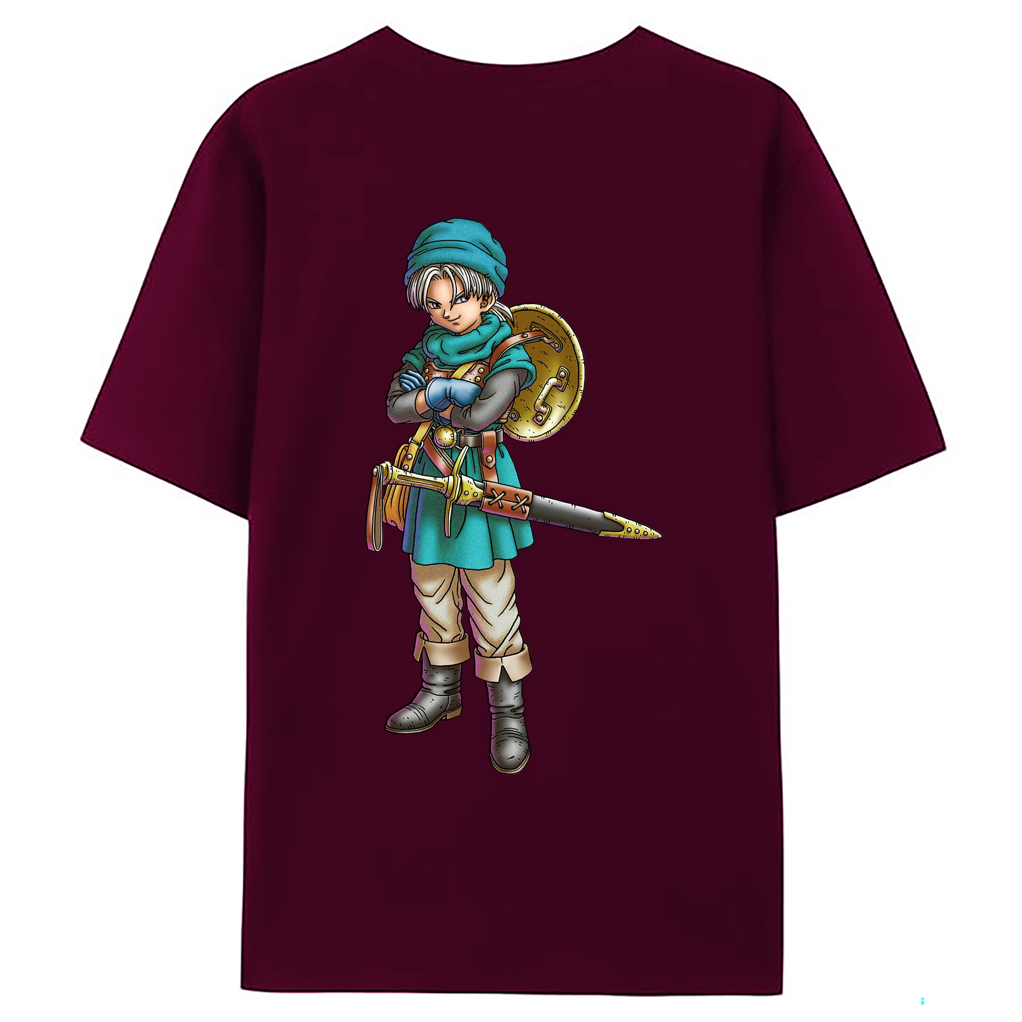 （画像用） ドラゴンクエスト Doragon Kuesuto Dragon Quest レディース半袖Tシャツ(バックプリント)
